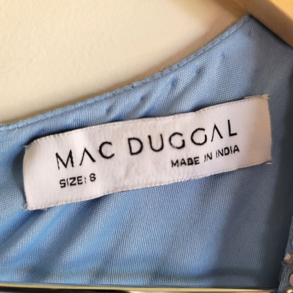 Mac Duggal Blue Sequin Gown - Picture 10 of 13